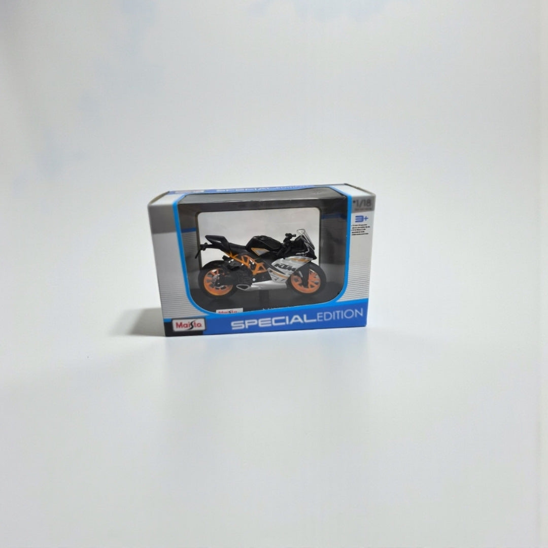 Moto KTM RC390 1:18 – Modelo a Escala Detallado para Coleccionistas