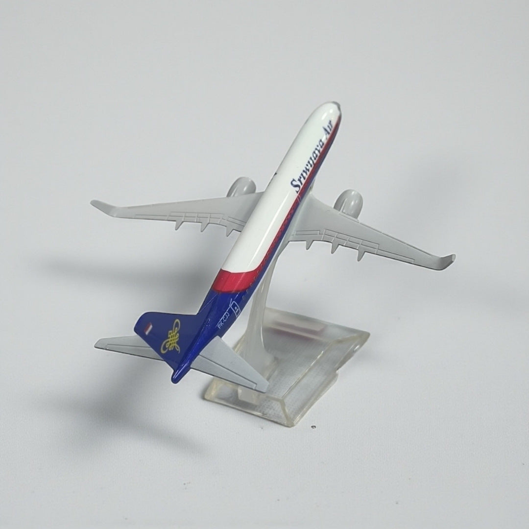 Avión Sriwijaya Air 1:400 – Modelo de Colección en Metal | Detalle Premium para Amantes de la Aviación