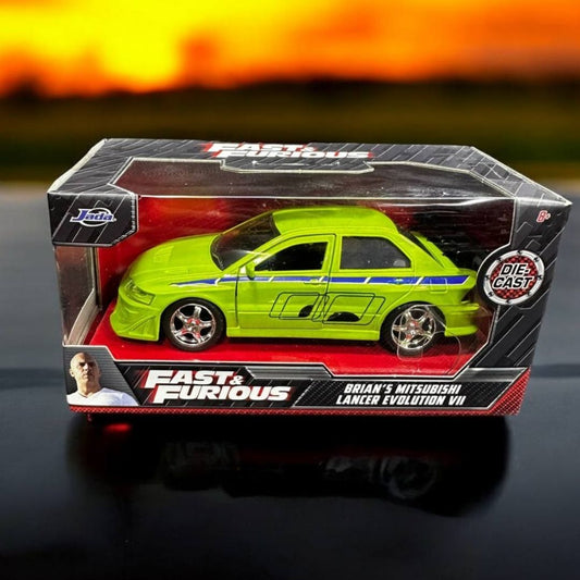 Brian's Mitsubishi Lancer Evolution VII 1:32 Rápidos y Furiosos - Modelo a Escala de Colección