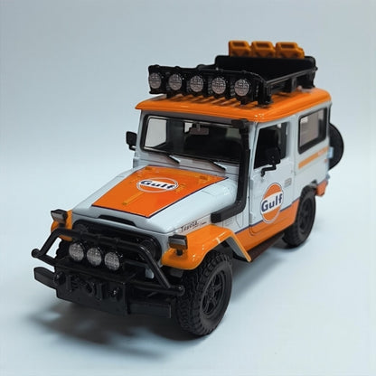 Toyota FJ40 Gulf Edition – Modelo de Colección 1:24 en Metal