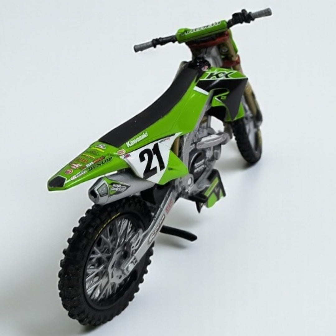 Kawasaki KX 450 SR Jason Anderson Escala 1:12 – Moto Motocross de Colección
