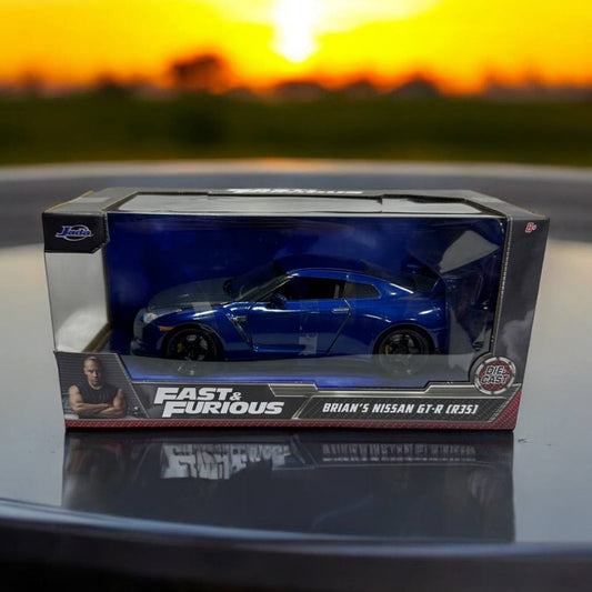 Brian's Nissan GT-R R35 1:24 – Modelo a Escala – Deportivo de Alto Rendimiento