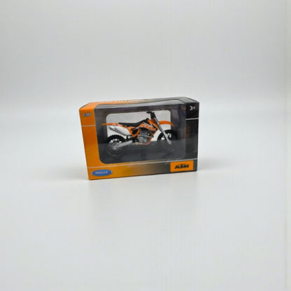 Moto KTM 450 SX-F 1:18 – Modelo a Escala Detallado para Coleccionistas