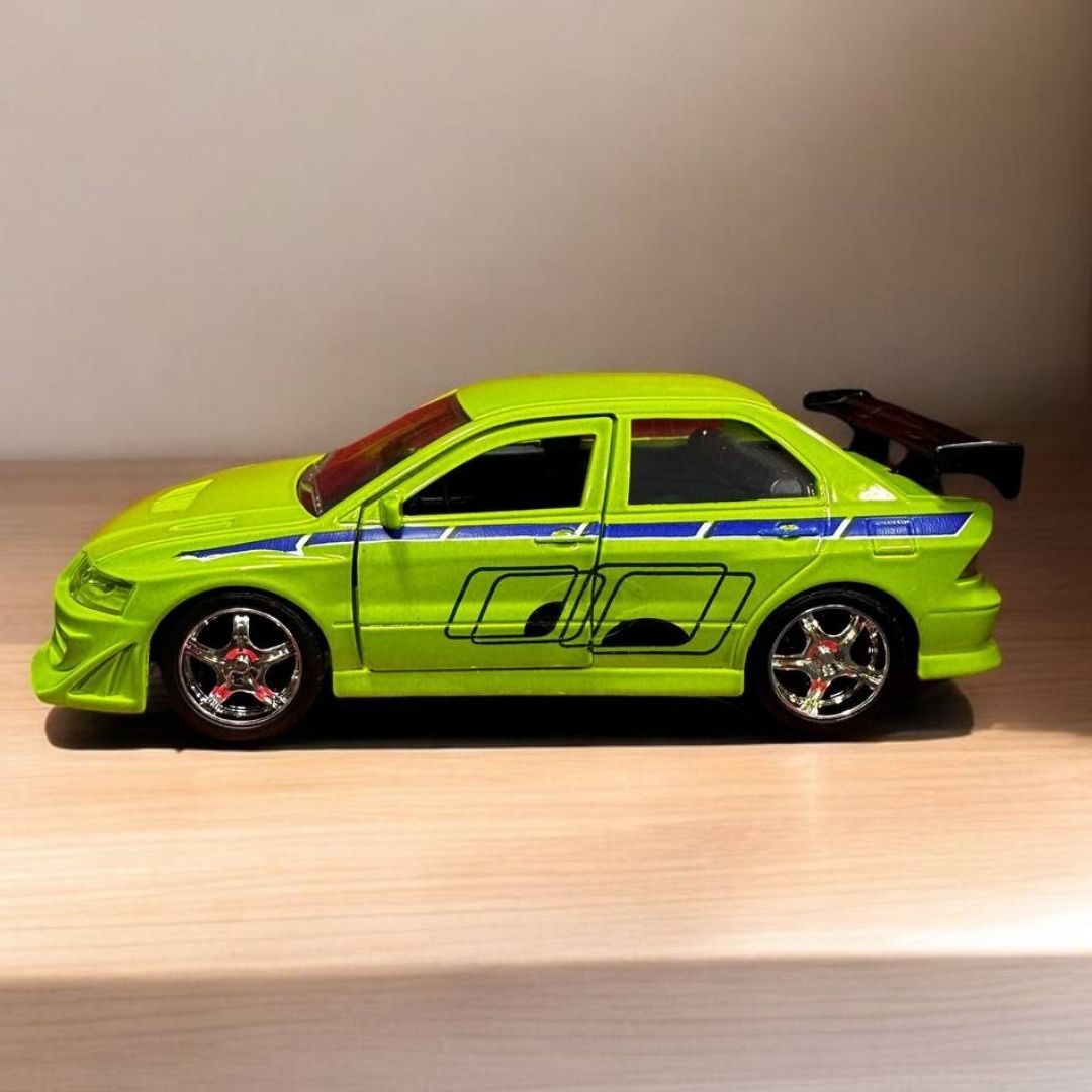 Brian's Mitsubishi Lancer Evolution VII 1:32 Rápidos y Furiosos - Modelo a Escala de Colección