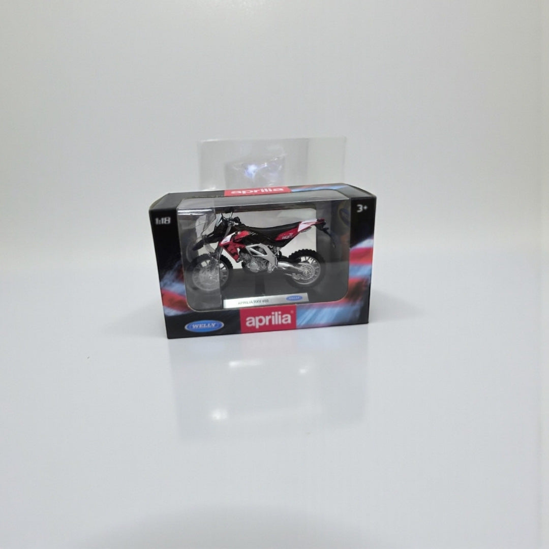 Moto Aprilia RX V 450 1:18 – Modelo a Escala Detallado para Coleccionistas