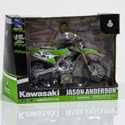 Kawasaki KX 450 SR Jason Anderson Escala 1:12 – Moto Motocross de Colección