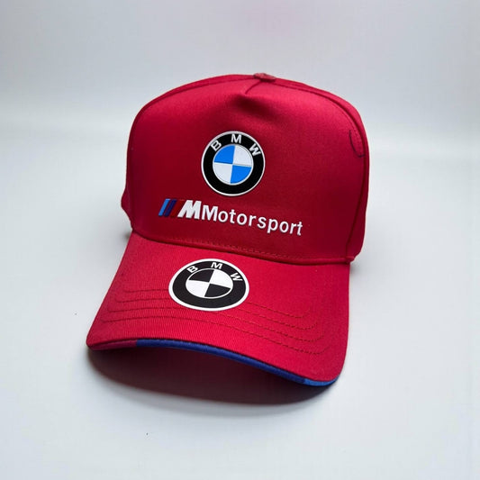 Gorra BMW Roja – Estilo Deportivo Premium | Pasión y Potencia Alemana