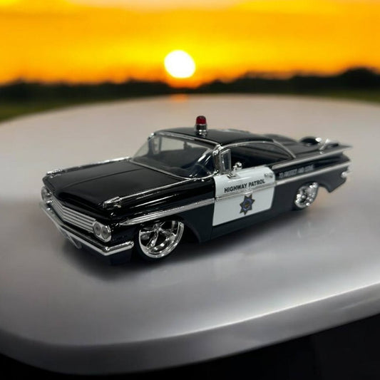 Chevy Impala 1959 1:24 – Modelo a Escala – Diseño Clásico y Detalles Retro