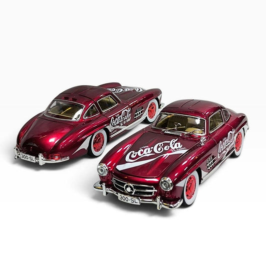 Mercedes-Benz 300 SL 1:24 Edición Coca-Cola Rojo