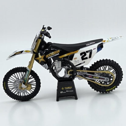 Husqvarna #27 Malcolm Stewart Escala 1:12 – Moto Motocross de Colección