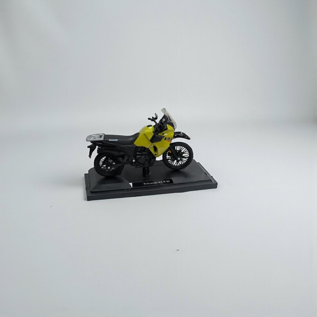 Moto Kawasaki KLR 650 1:18 – Modelo a Escala Detallado para Coleccionistas