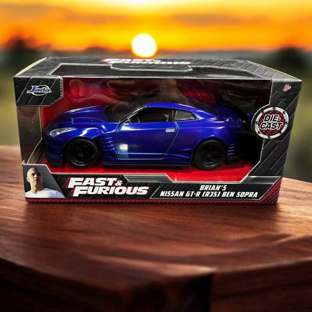 Brian's Nissan GTR R35 1:32 Rápidos y Furiosos - Modelo a Escala de Colección