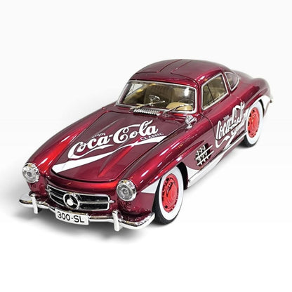 Mercedes-Benz 300 SL 1:24 Edición Coca-Cola Rojo