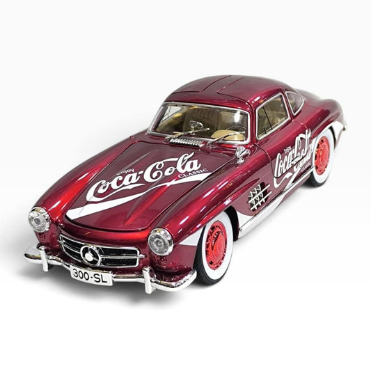 Mercedes-Benz 300 SL 1:24 Edición Coca-Cola Rojo
