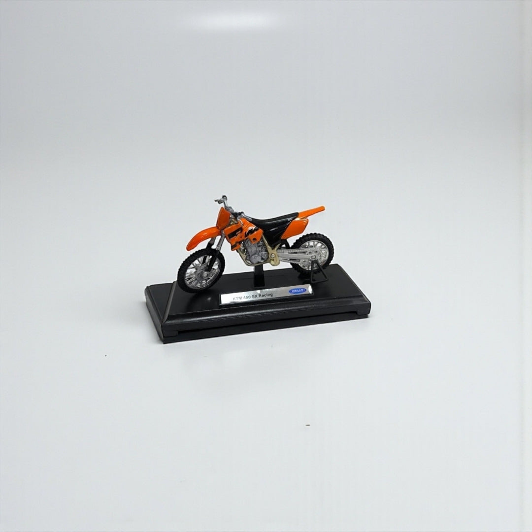 Moto KTM 450 Racing 1:18 – Modelo a Escala Detallado para Coleccionistas