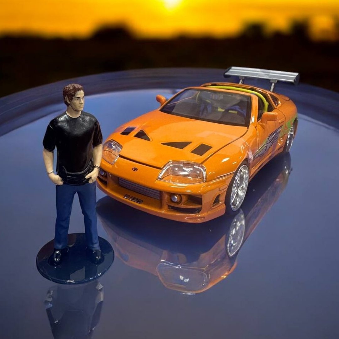 Brian's Toyota Supra 1:24 – Modelo a Escala – Deportivo de Rápidos y Furiosos