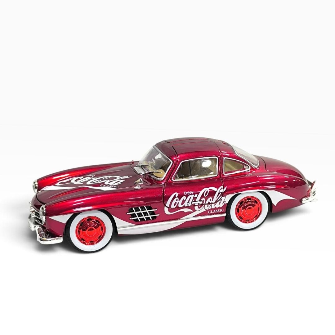 Mercedes-Benz 300 SL 1:24 Edición Coca-Cola Rojo