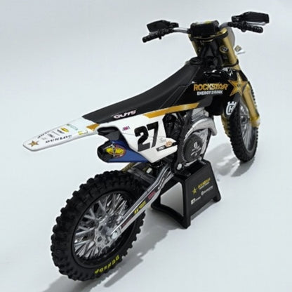 Husqvarna #27 Malcolm Stewart Escala 1:12 – Moto Motocross de Colección