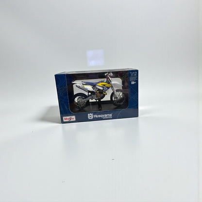 Moto Husqvarna 1:12 – Modelo a Escala Detallado para Coleccionistas