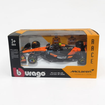 McLaren MCL39 Lando Norris #4 Escala 1:43 – Fórmula 1 de Colección