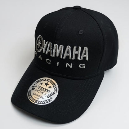 Gorra Yamaha Negra | Gorra Motorsport Ajustable Estilo Racing