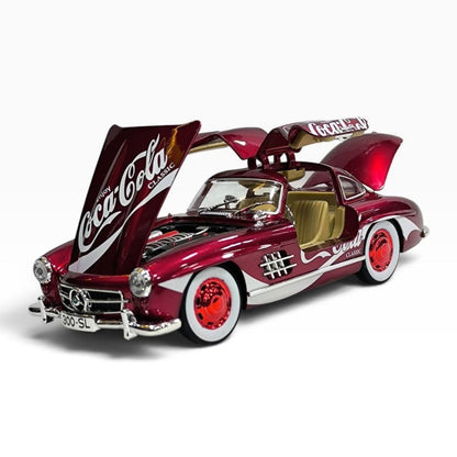 Mercedes-Benz 300 SL 1:24 Edición Coca-Cola Rojo