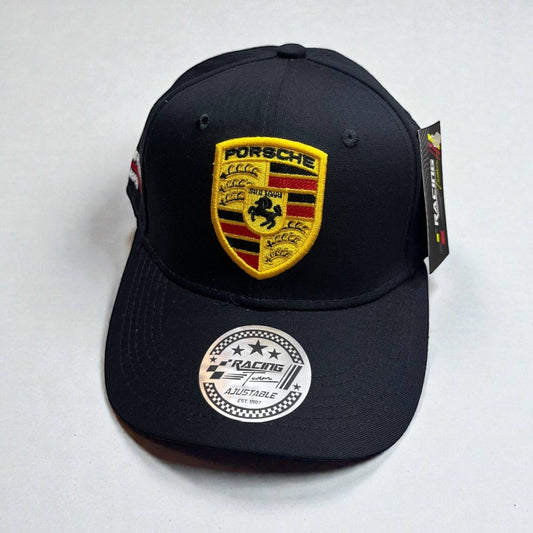 Gorra Porsche Negra – Elegancia, Precisión y ADN Motorsport