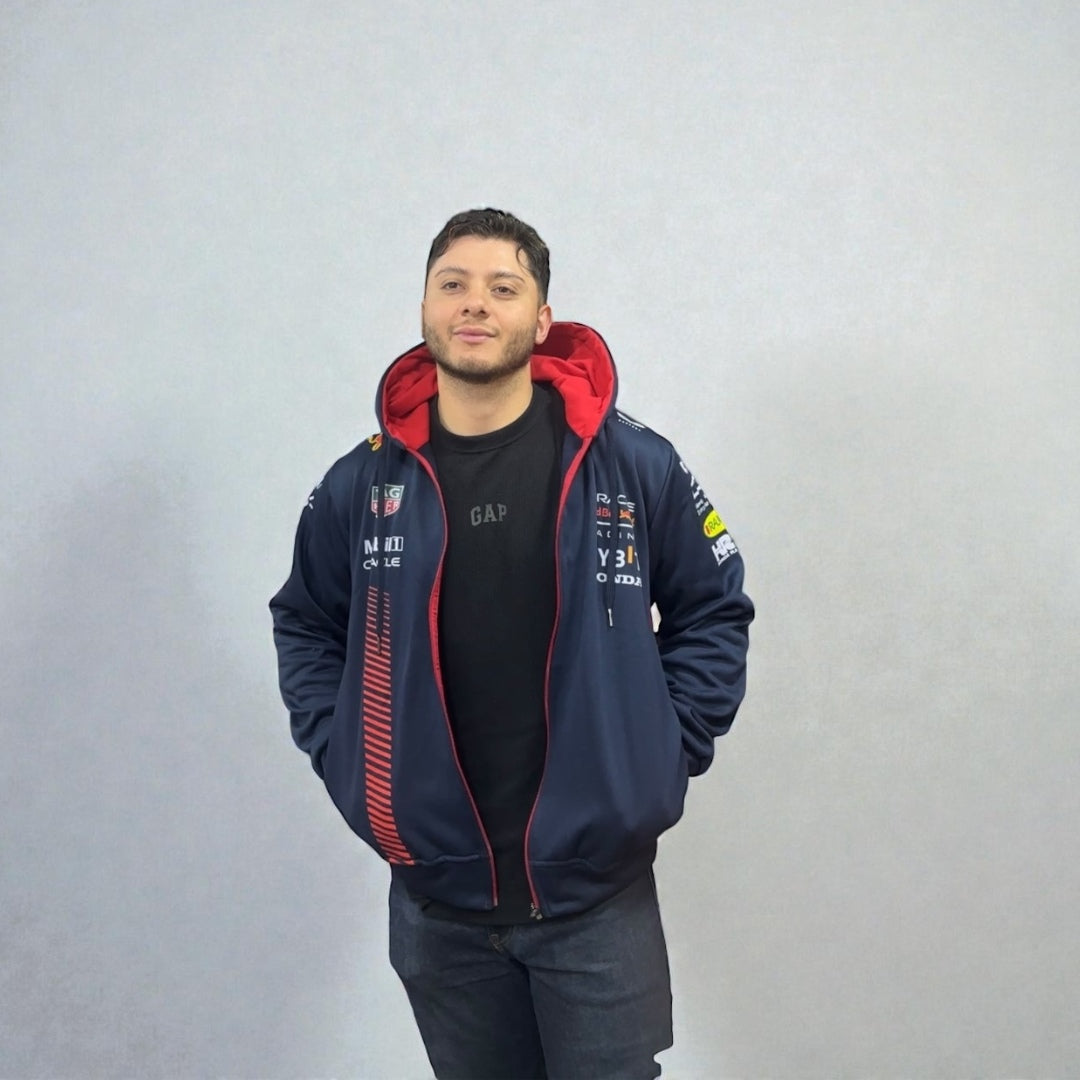 Chaqueta Red Bull Racing – Edición Oficial | Estilo Motorsport y Actitud Ganadora
