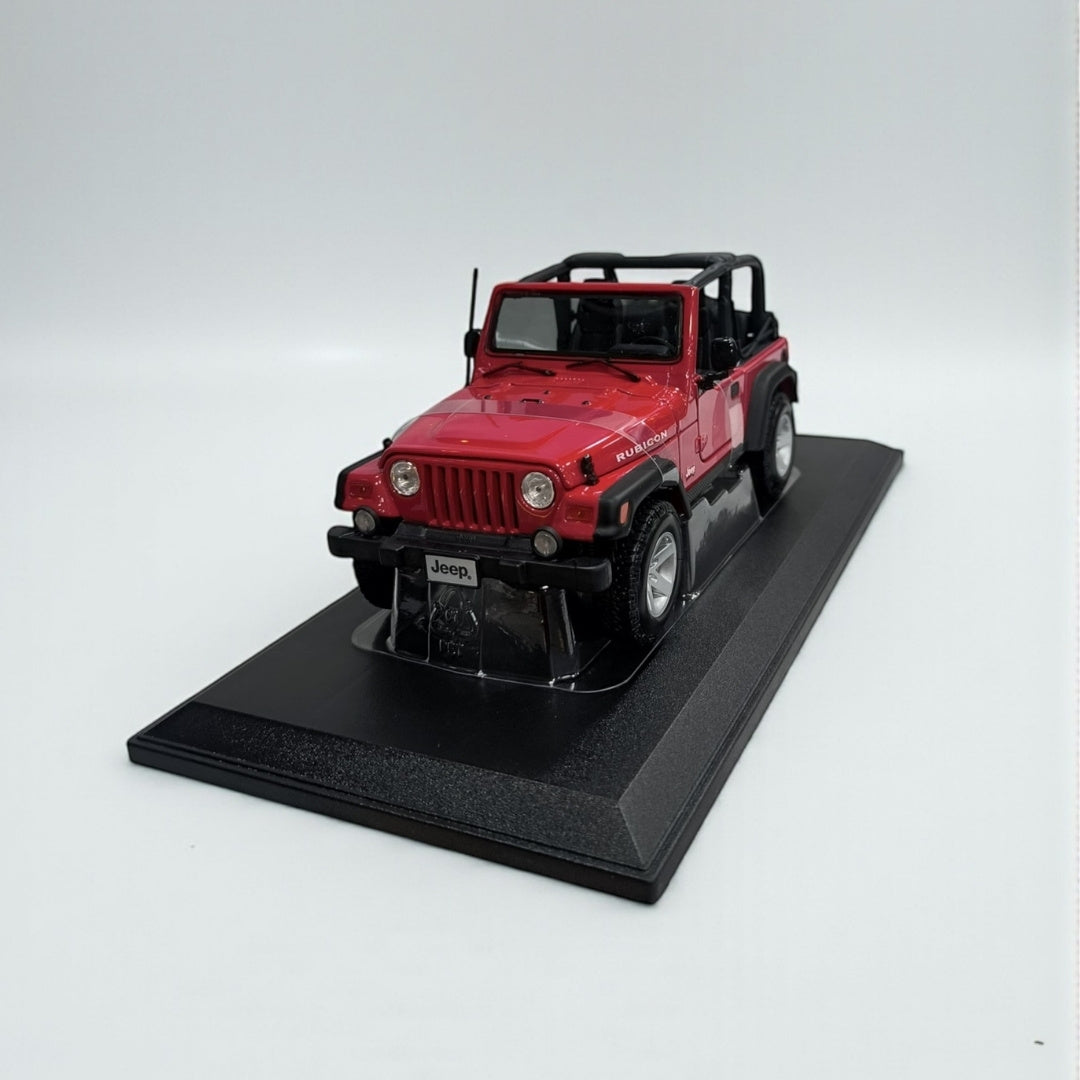 Jeep Wrangler Rubicon 1:18 – Aventura, Potencia y Espíritu Off-Road a Escala