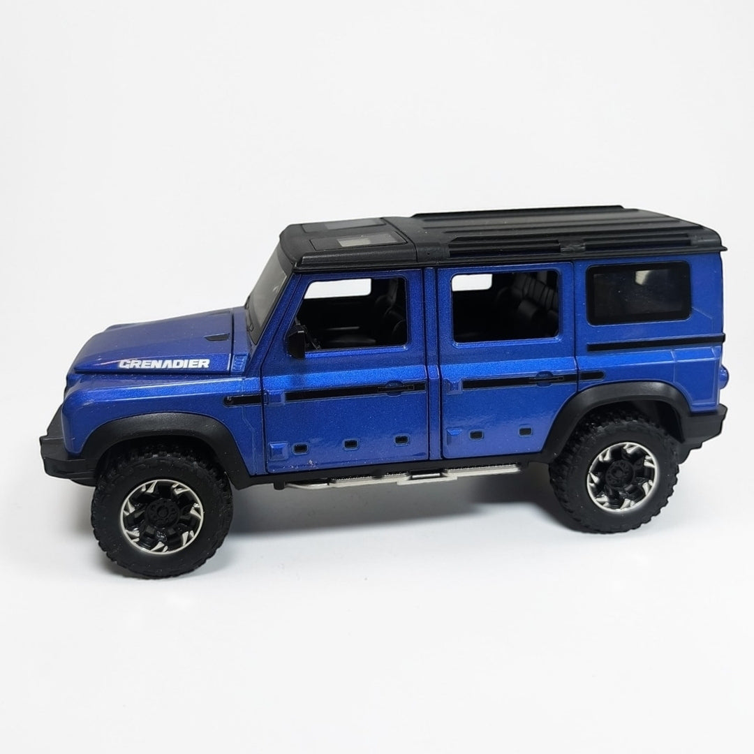 Ineos Grenadier Off Road Escala 1:24 con Luces, Sonido y Efecto de Humo | SUV Todoterreno Modelo de Colección