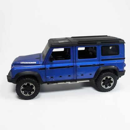 Ineos Grenadier Off Road Escala 1:24 con Luces, Sonido y Efecto de Humo | SUV Todoterreno Modelo de Colección