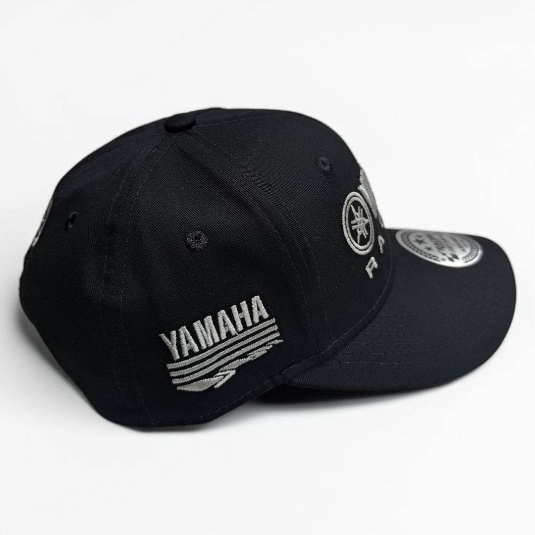 Gorra Yamaha Negra | Gorra Motorsport Ajustable Estilo Racing