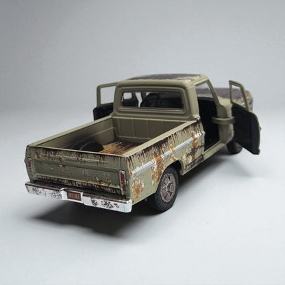 Ford F-100 1972 – Modelo de Colección en Metal Clásico