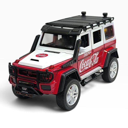 Mercedes-Benz G63 Brabus Coca-Cola 1:24 Rojo y Blanco