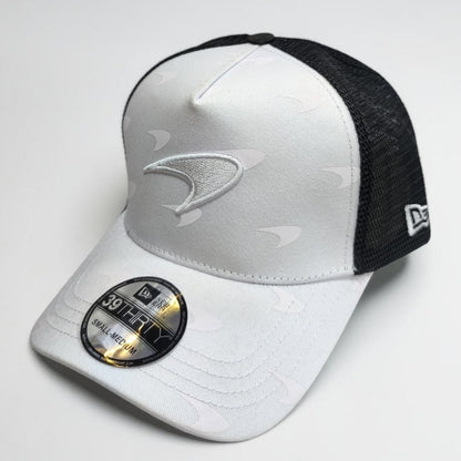 Gorra McLaren Blanca | Gorra Fórmula 1 Ajustable Estilo Racing