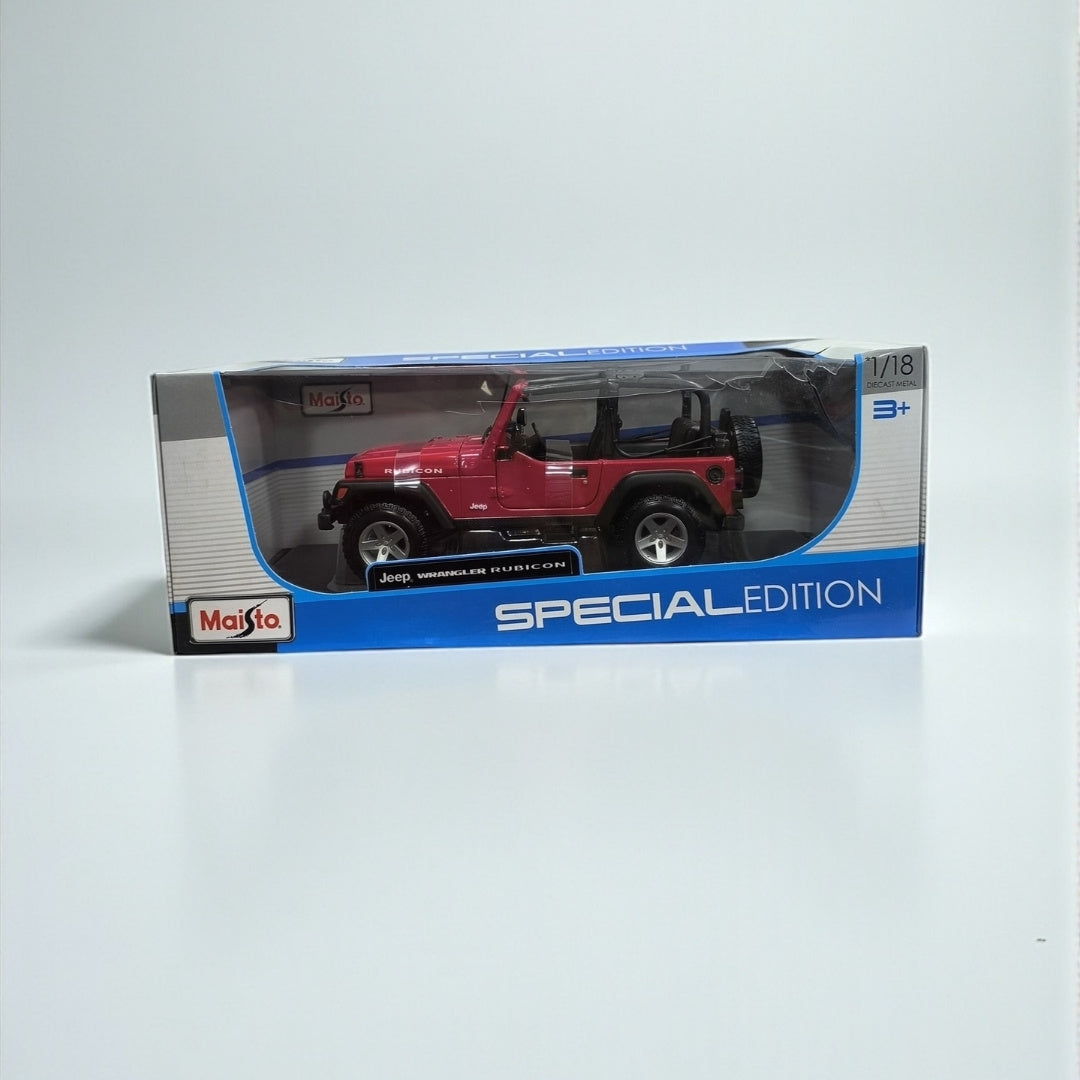 Jeep Wrangler Rubicon 1:18 – Aventura, Potencia y Espíritu Off-Road a Escala