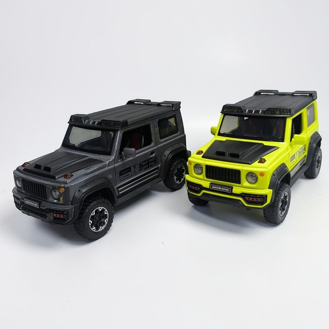 Suzuki Jimny Escala 1:27 con Luces, Sonido y Efecto de Humo | SUV Todoterreno Modelo de Colección