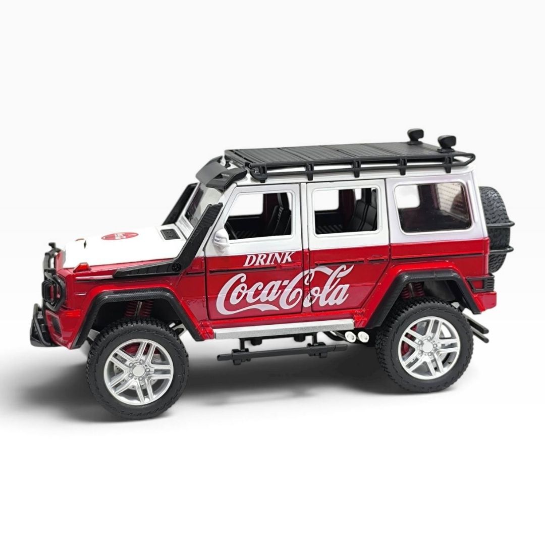 Mercedes-Benz G63 Brabus Coca-Cola 1:24 Rojo y Blanco