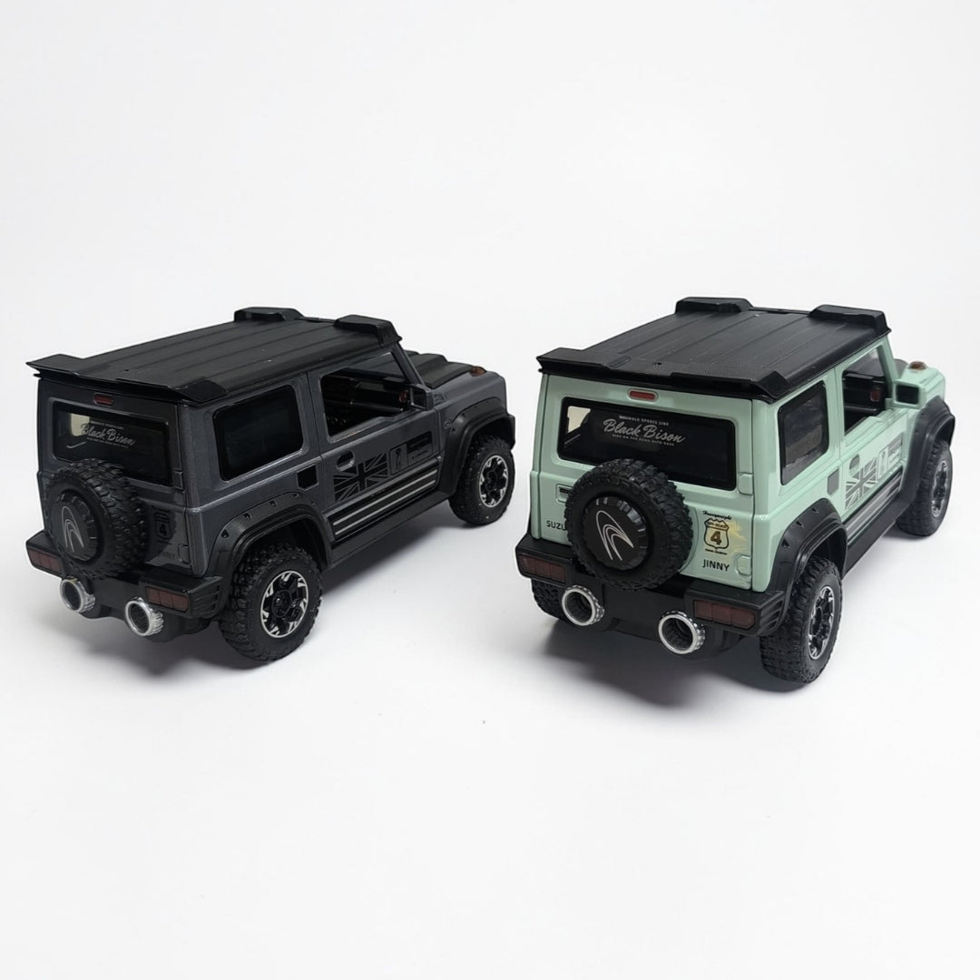 Suzuki Jimny Escala 1:27 con Luces, Sonido y Efecto de Humo | SUV Todoterreno Modelo de Colección