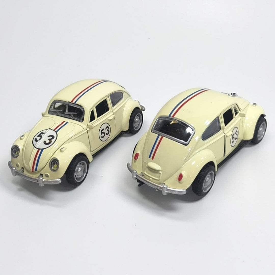 Herbie A Toda Marcha Volkswagen Beetle Escala 1:32 | Auto de Película Modelo de Colección