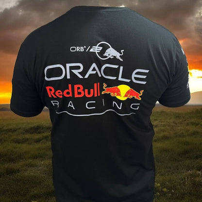 Camiseta Negra Red Bull Oracle - ¡Siente la Energía y la Innovación en Cada Paso!