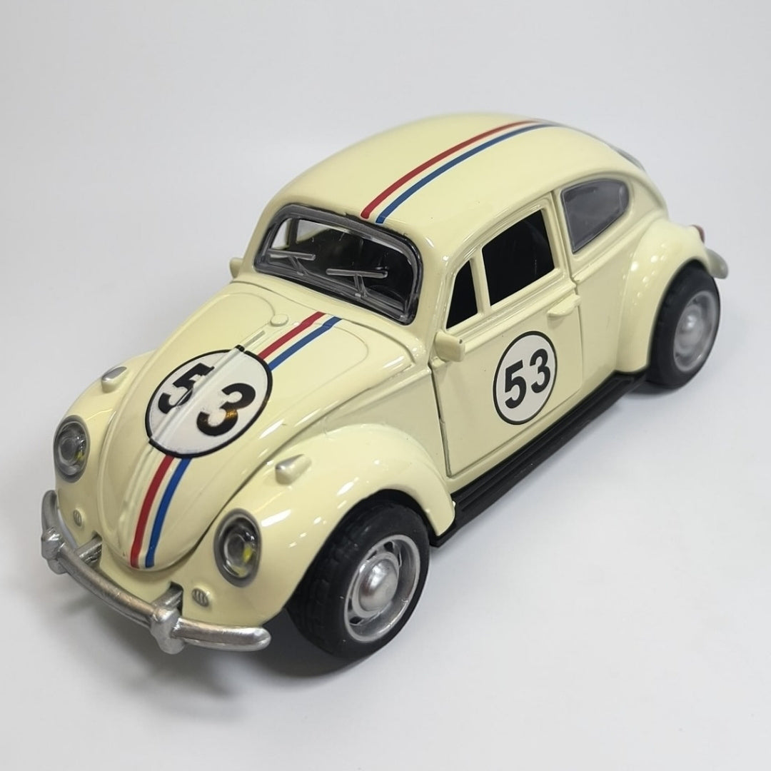 Herbie A Toda Marcha Volkswagen Beetle Escala 1:32 | Auto de Película Modelo de Colección