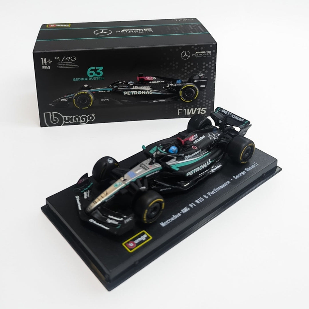 Mercedes F1 W15 George Russell #63 Escala 1:43 – Fórmula 1 de Colección
