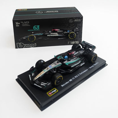 Mercedes F1 W15 George Russell #63 Escala 1:43 – Fórmula 1 de Colección