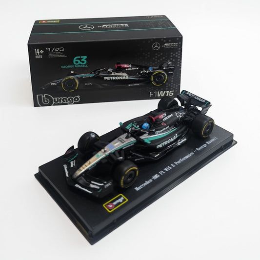 Mercedes F1 W15 George Russell #63 Escala 1:43 – Fórmula 1 de Colección