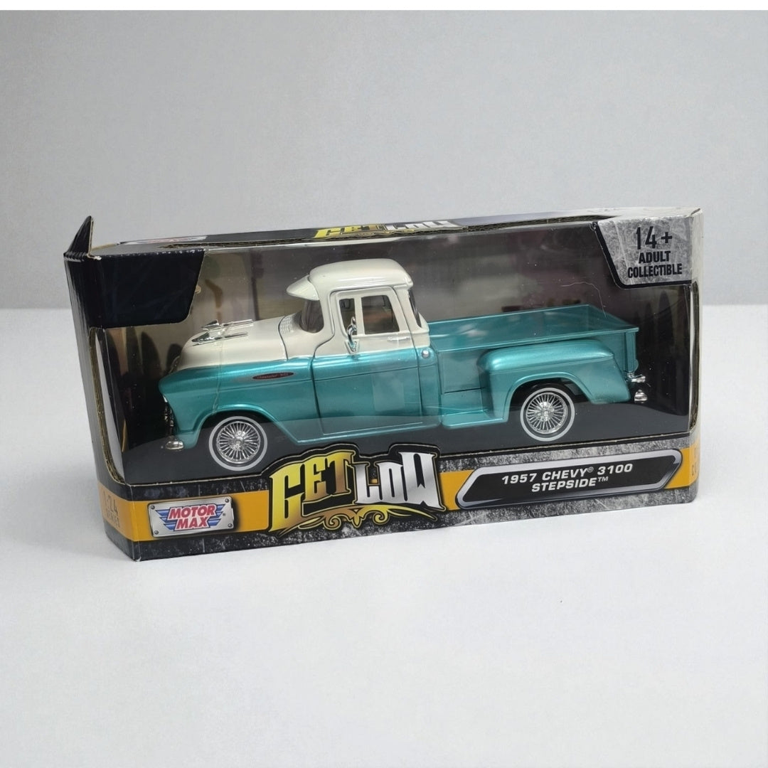 Chevy 3100 1957 – Modelo de Colección 1:24 en Metal Clásico