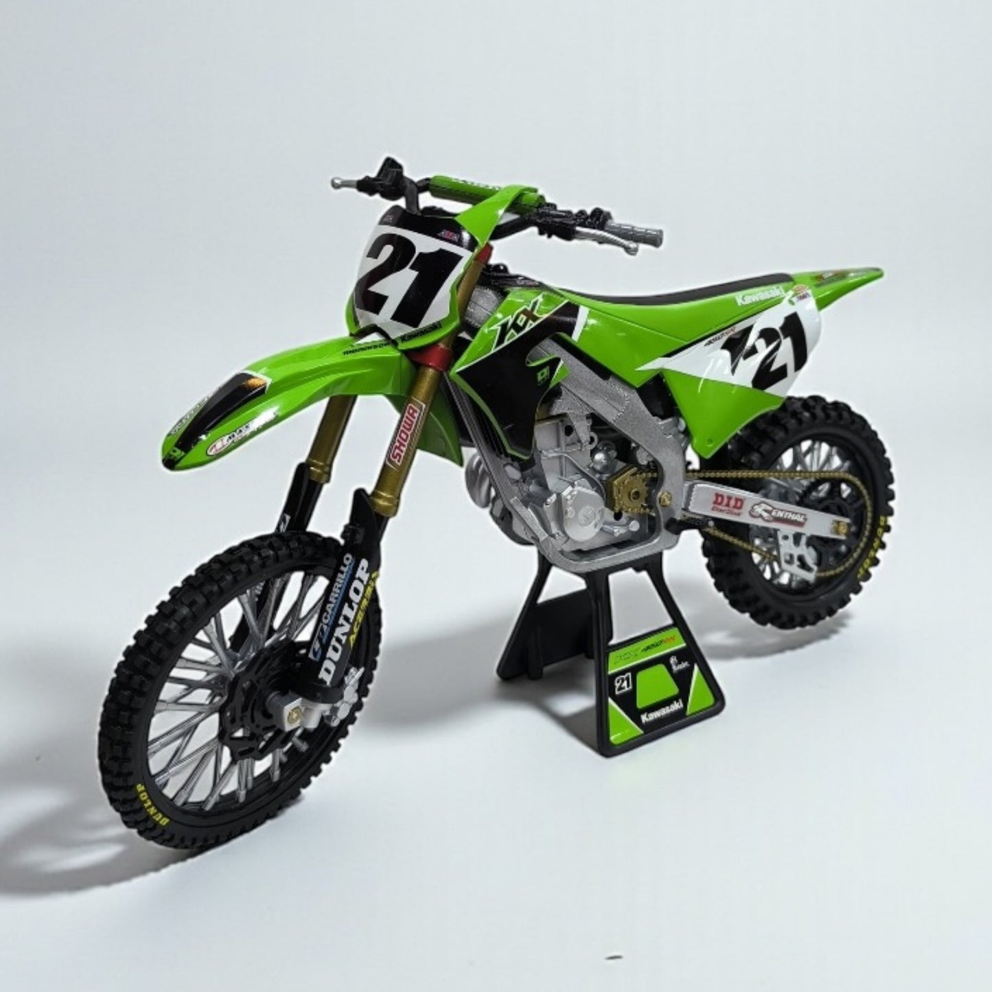 Kawasaki KX 450 Jason Anderson Escala 1:6 – Moto Motocross de Colección Premium