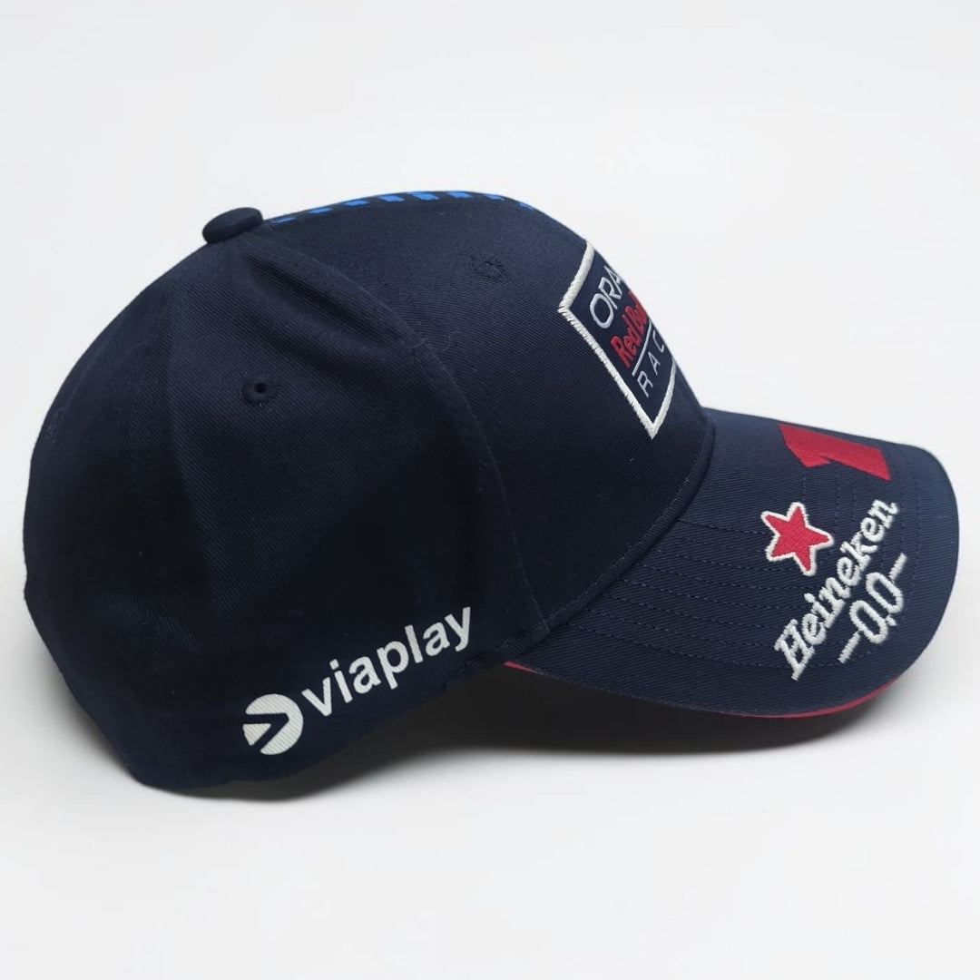 Gorra Red Bull Racing #1 | Gorra Fórmula 1 Campeón Ajustable Estilo Verstappen