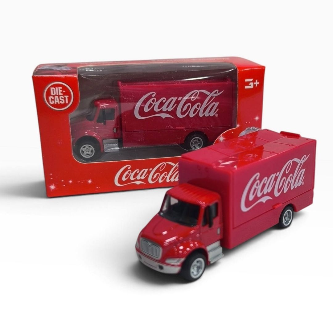 Camión Coca-Cola Rojo 1:64