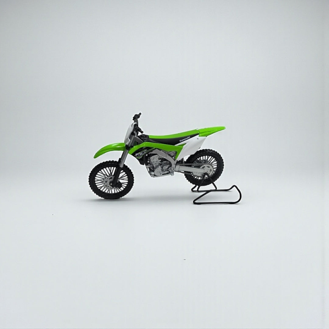 Moto Kawasaki KX 250 1:10 – Modelo a Escala Detallado para Coleccionistas